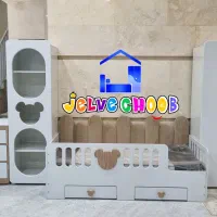 سرویس چوب سیسمونی ، جلوه چوب ، مدل میکی موس