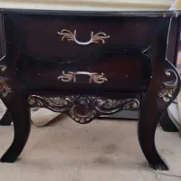 میز تلفن دوکشو  چرخ خیاطی نظم دهنده پاسماوری