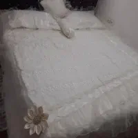روتختی دونفره دانتل اصل ملیله کارشده مناسب جهیزیه
