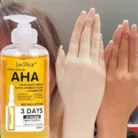 سرم روشن کننده AHA قوی صورت و بدن دارای ویتامین c