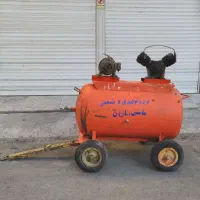 پمپ باد500لیتری سه فازکمپرسورباد شاسی دارفرمون دار