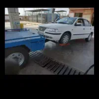 یدک کش و جرثقیل نیسان داری بسکت نفر بر