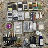 وسایل اکستنشن مژه+بالشتک زیر گردنی طبی