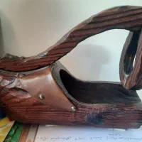 جای بطره ای چوبی به شکل کفش