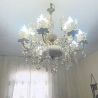 یک جفت لوستر برنزی
