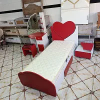 سرویس تخت و خواب یک نفره استوک در حد صفر