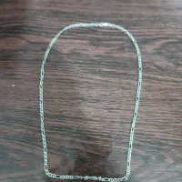 زنجیر نقره ایتالیایی مدل فیگارو