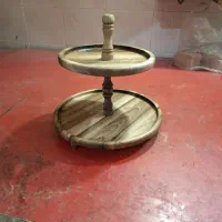شیرینی خوری دوطبقه چوبی