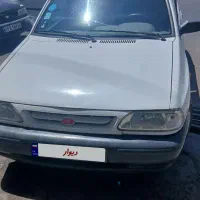 پراید ۹۰ سفید دوگانه هیدرولیک