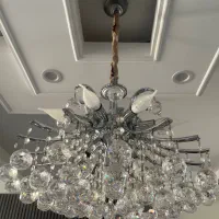 یک جفت لوستر کریستال