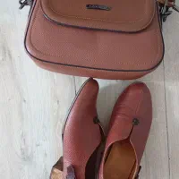 کیف و کفش ست چرم اصل