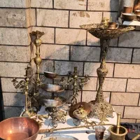 تعداد ظروف برنجی و مسی و برنز