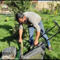 چمن زنی وهرس وکاشت درخت وسم زنی وغیره