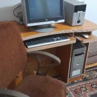 مانیتور ال جی، رایانه و میکرولب،میز و صندلی