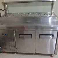 تاینیگ پیتزا زیر یخچال زیر فریزر.میز کار  زیر گریل