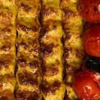 گوشت کوبیده آماده به سیخ