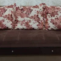 مبل7نفره قهوه ای سالم باتخفیف