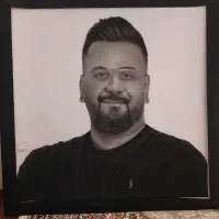 سفارش چهره سیاه قلم