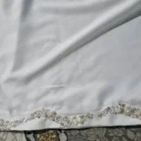 چادر جواهردوزی عروس.ست روسری و ساق