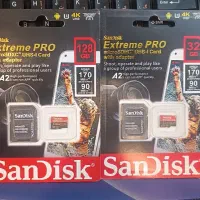 تعداد ۴۲ عدد رم دوربین sandisk 128....32سرعت بالا