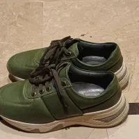 کتونی جنس چرم طبیعی  دخترانه