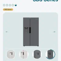 یخچال فریزر ساید بای ساید پاکشوما مدل SBS800