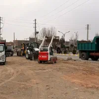 خاکبرداری گودبرداری بابکت بیل زنجیری مینی بیل