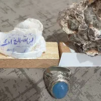 انگشتر عقیق کبودیمنی دامله