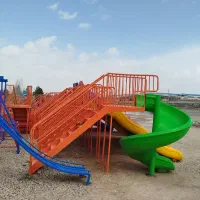 سرسره موجی تاب دوتایی باغی کد۳۳چرخ فلک کد۳۳