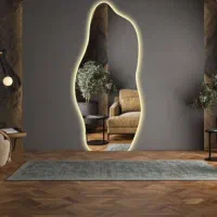 اینه دفرمه با چراغ