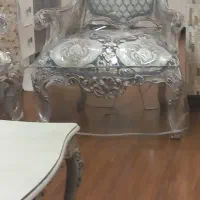 مبل استیل ۸نفره در حد نو