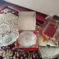ظروف شیشه ای پذیرایی وغذاخوری