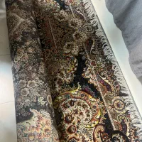 فرش ۱۲متری نو رنگ سرمه ای