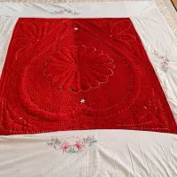 لحاف سالم (مخمل گلدوزی‌شده و ساتن)