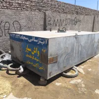 تانگر آب  گالوانیزه ۷۵۰۰ لیتری برای بنز۹۱۱ و خاور