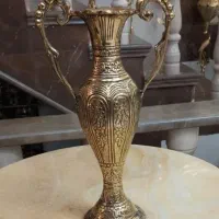 گلدون برنجی کاپی دسته دار