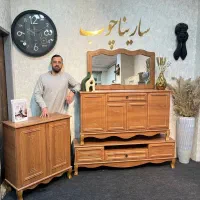 اینه و کنسول / کد لاوین / تمام MDF پایه چوب