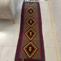 قالیچه کناری دست بافت پشمی
