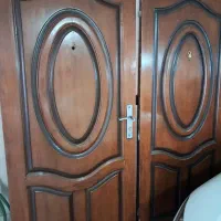 درب ورودی اپارتمان چوب راش با چهارچوب