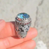 انگشتر موزنایت الماس روسی