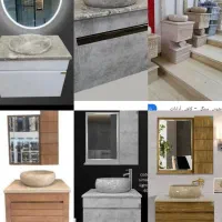 روشویی کابینتی سنگی کد۱۰۰