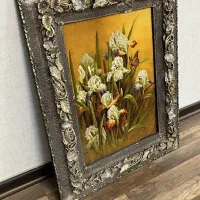 تابلو فرش کرک و ابریشم