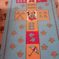 قالیچه اتاق کودک طرح لی لی معاوضه با اسکیت یا فروش