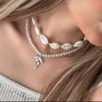 دستبند و گردنبند صدفی