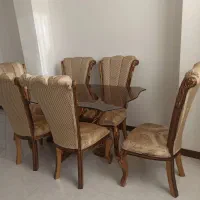 میز غذا خوری شش نفره سالم