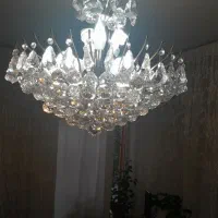 لوستر گوی دار ۹ شعله