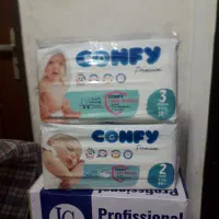 پوشک کانفی سایز۲ و سایز ۳ از هرکدوم دو عدد