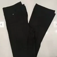 شلوار کش مشکی دمپا و راسته