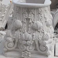 ستون  عباس آباد ، سفید آتشکوه ، سرستون سنگ