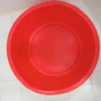 لگن استیل و وانپلاستیکی وچرخ خرید میوه و سبزیجات